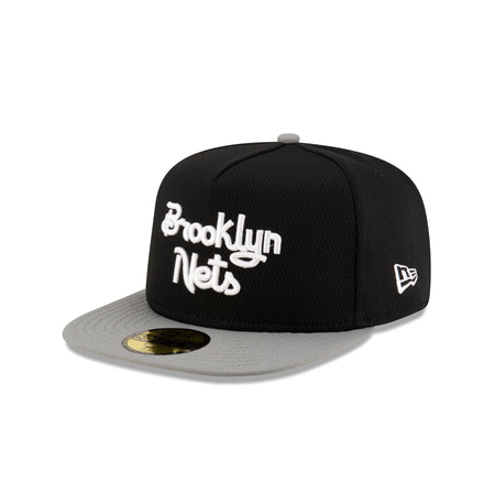 Brooklyn Nets Dashmark Mesh 59FIFTY A-Frame Fitted Hat