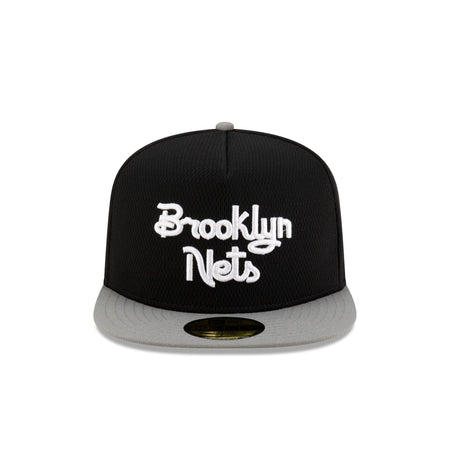 Brooklyn Nets Dashmark Mesh 59FIFTY A-Frame Fitted Hat