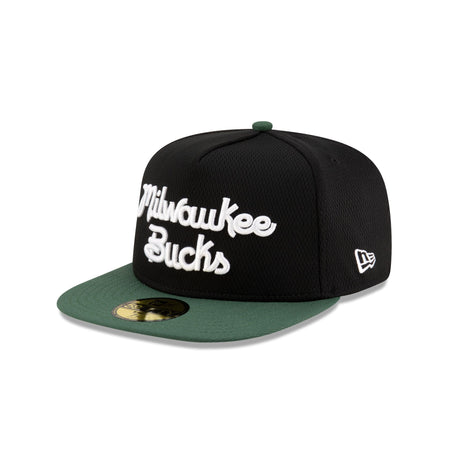 Milwaukee Bucks Dashmark Mesh 59FIFTY A-Frame Fitted Hat