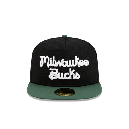 Milwaukee Bucks Dashmark Mesh 59FIFTY A-Frame Fitted Hat