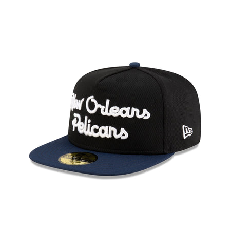 New Orleans Pelicans Dashmark Mesh 59FIFTY A-Frame Fitted Hat