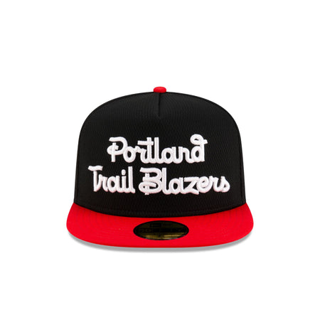 Portland Trail Blazers Dashmark Mesh 59FIFTY A-Frame Fitted Hat