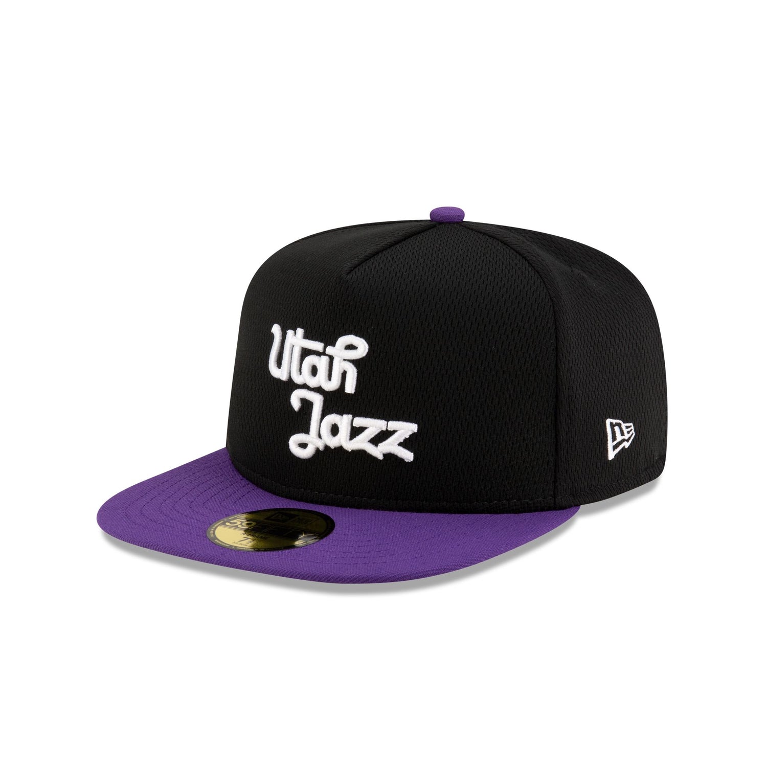 Utah Jazz Dashmark Mesh 59FIFTY A-Frame Fitted Hat