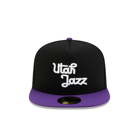 Utah Jazz Dashmark Mesh 59FIFTY A-Frame Fitted Hat