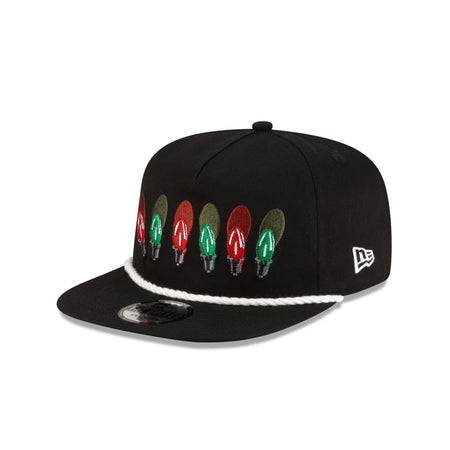 New Era Cap Seasonal Staples Christmas Lights Golfer Hat