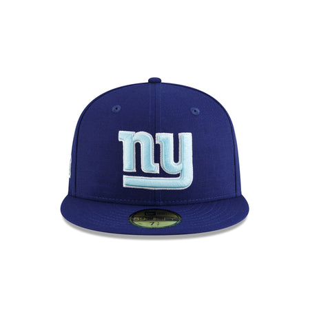 Just Caps Dark Royal New York Giants 59FIFTY Fitted Hat