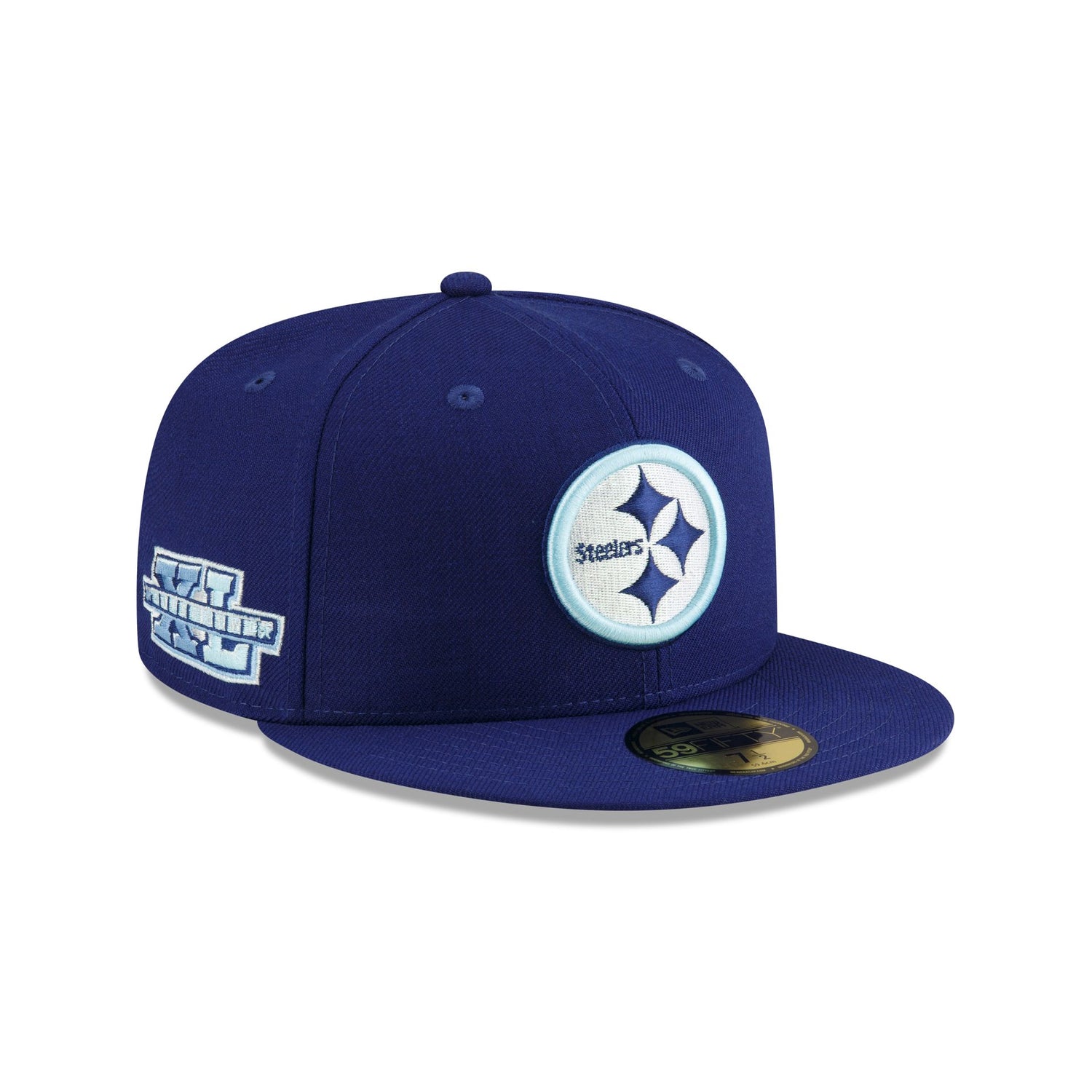 Just Caps Dark Royal Pittsburgh Steelers 59FIFTY Fitted Hat