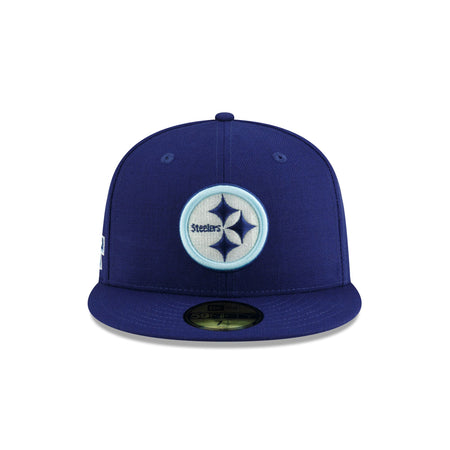 Just Caps Dark Royal Pittsburgh Steelers 59FIFTY Fitted Hat