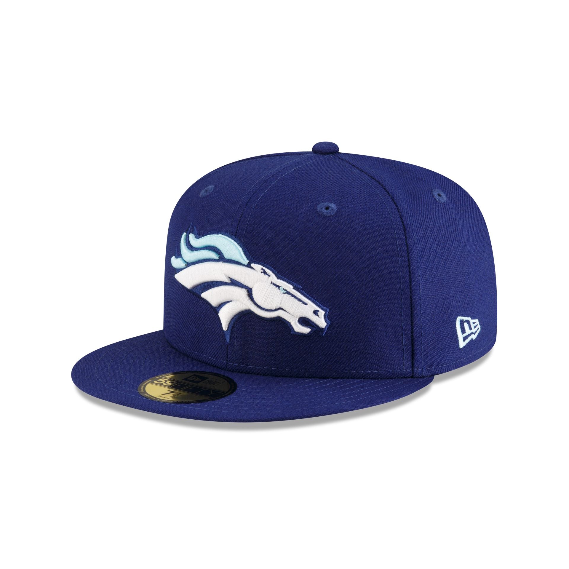 Just Caps Dark Royal Denver Broncos 59FIFTY Fitted Hat New Era Cap