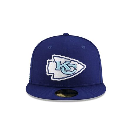 Just Caps Dark Royal Kansas City Chiefs 59FIFTY Fitted Hat