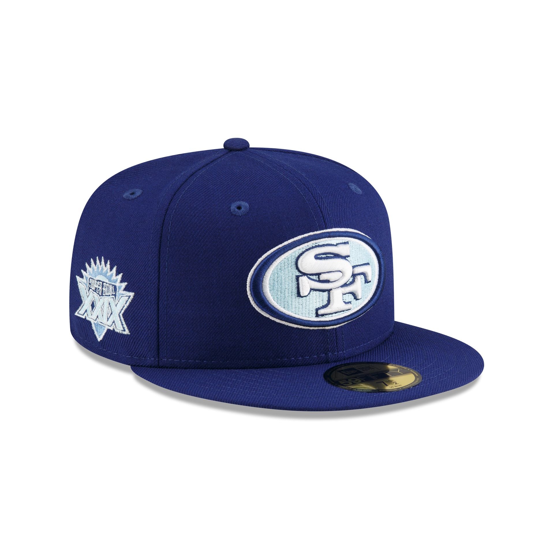 Just Caps Dark Royal San Francisco 49ers 59FIFTY Fitted Hat – New Era Cap