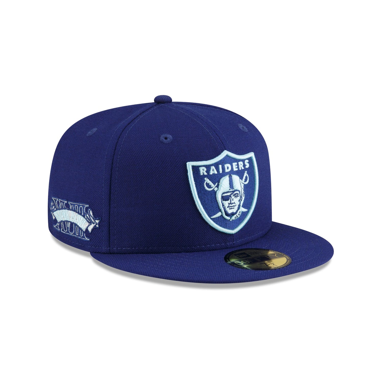 Just Caps Dark Royal Las Vegas Raiders 59FIFTY Fitted Hat