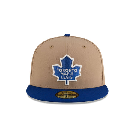 Toronto Maple Leafs Camel 59FIFTY Fitted Hat