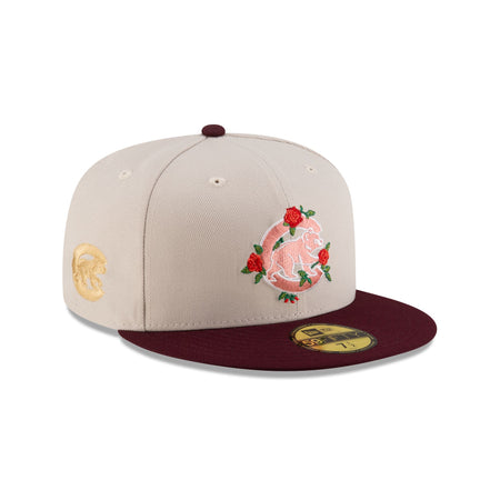 Chicago Cubs Roses 59FIFTY Fitted Hat