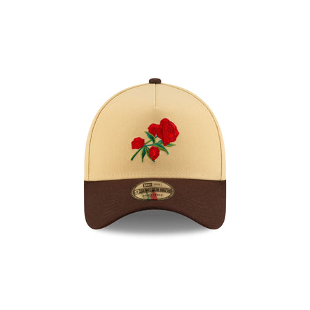 New Era Cap Roses Vegas Gold 9FORTY A-Frame Snapback Hat