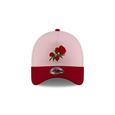 New Era Cap Roses Pink 9FORTY A-Frame Snapback Hat