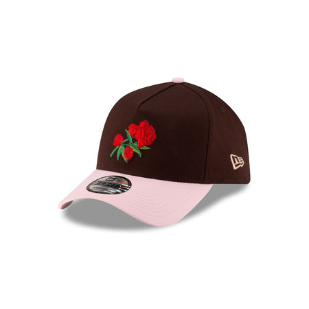 New Era Cap Roses Burnt Wood 9FORTY A-Frame Snapback Hat