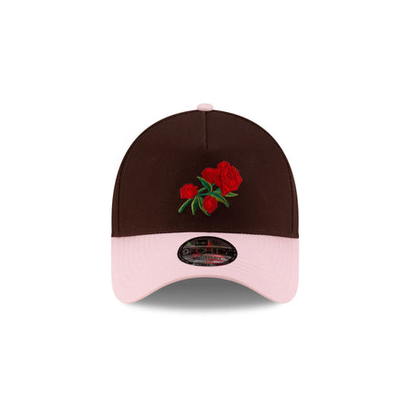 New Era Cap Roses Burnt Wood 9FORTY A-Frame Snapback Hat