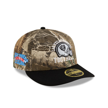 Just Caps Realtree Las Vegas Raiders Low Profile 59FIFTY Fitted Hat