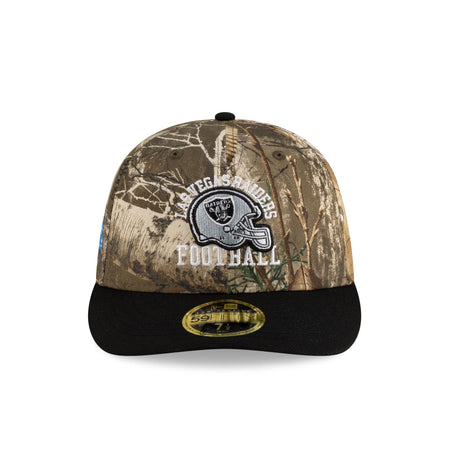 Just Caps Realtree Las Vegas Raiders Low Profile 59FIFTY Fitted Hat