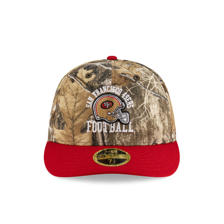 Just Caps Realtree San Francisco 49ers Low Profile 59FIFTY Fitted Hat