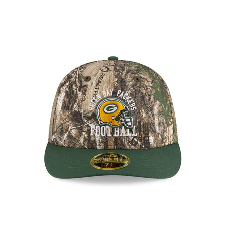 Just Caps Realtree Green Bay Packers Low Profile 59FIFTY Fitted Hat