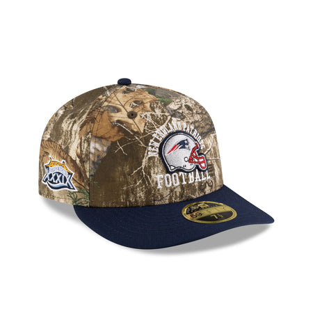 Just Caps Realtree New England Patriots Low Profile 59FIFTY Fitted Hat