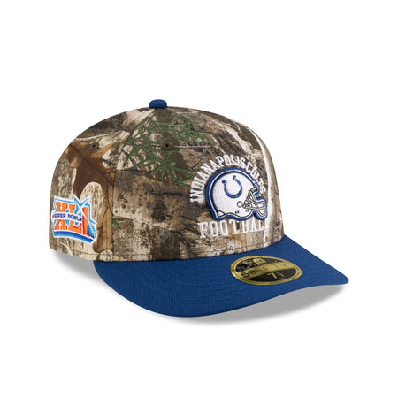 Just Caps Realtree Indianapolis Colts Low Profile 59FIFTY Fitted Hat