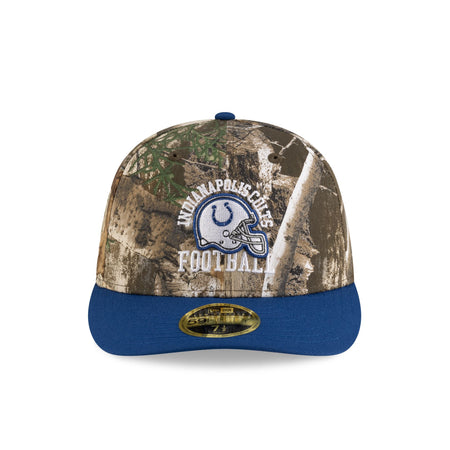 Just Caps Realtree Indianapolis Colts Low Profile 59FIFTY Fitted Hat