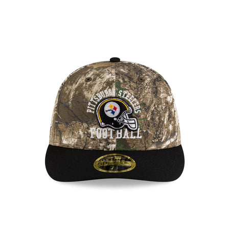 Just Caps Realtree Pittsburgh Steelers Low Profile 59FIFTY Fitted Hat