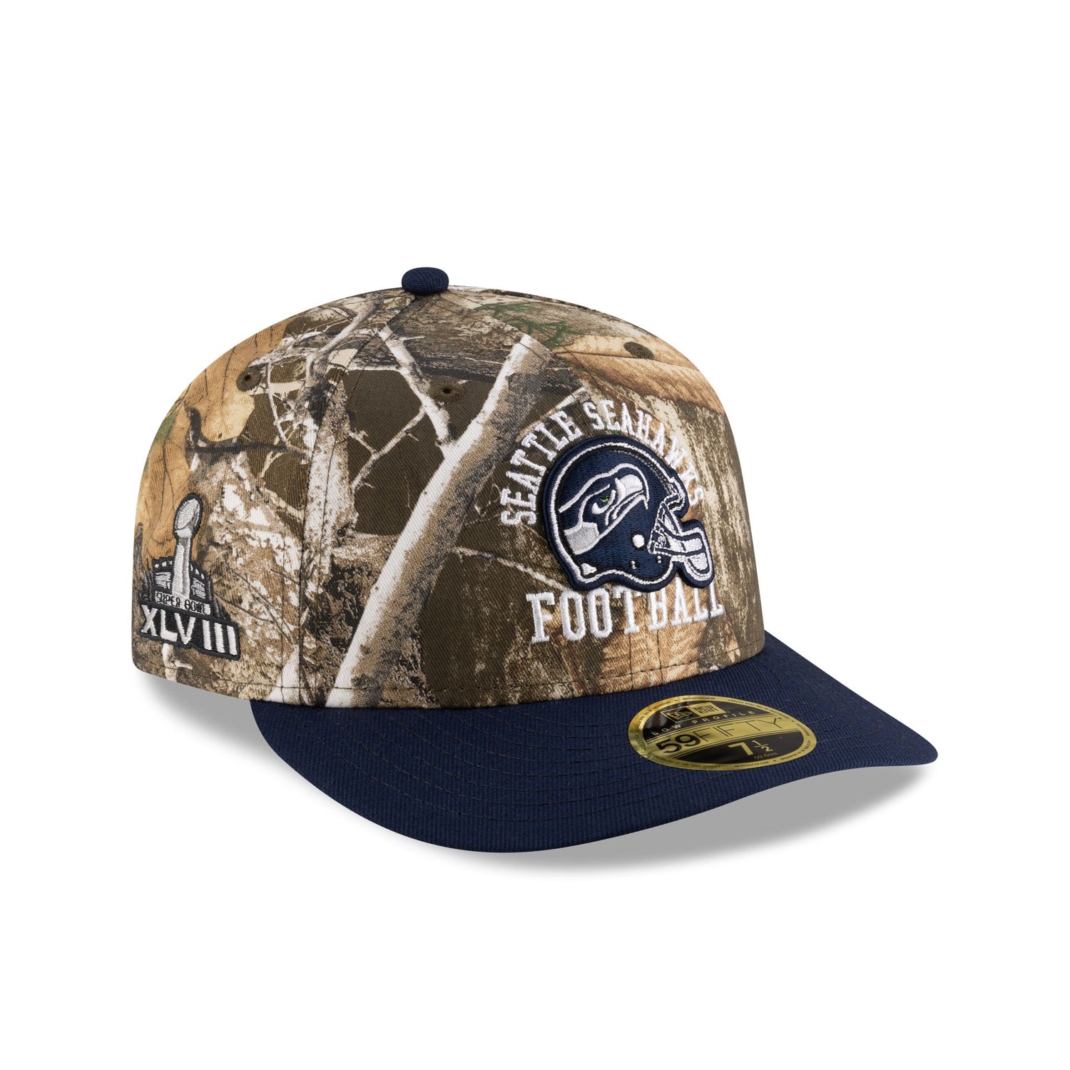 Just Caps Realtree Seattle Seahawks Low Profile 59FIFTY Fitted Hat