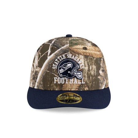 Just Caps Realtree Seattle Seahawks Low Profile 59FIFTY Fitted Hat