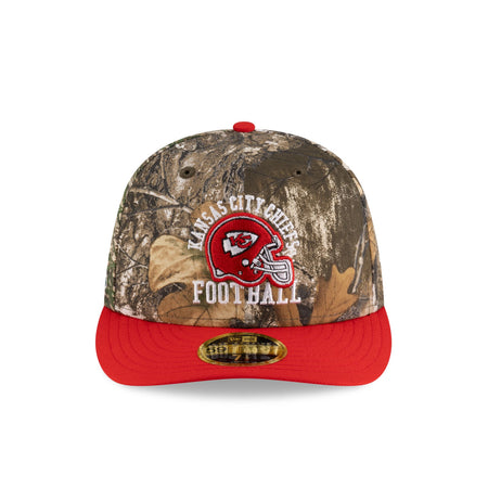 Just Caps Realtree Kansas City Chiefs Low Profile 59FIFTY Fitted Hat