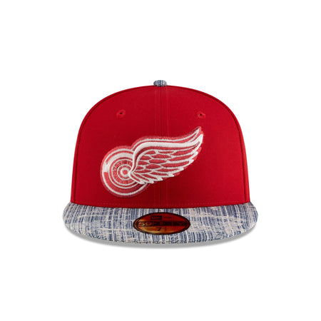 Detroit Red Wings Scarlet Denim Glow 59FIFTY Fitted Hat