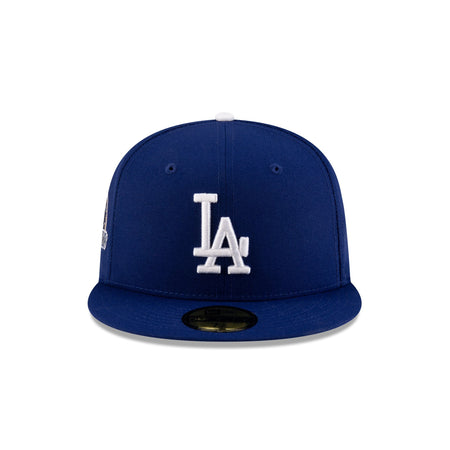 Los Angeles Dodgers 2024 World Series Champions Script Side Patch 59FIFTY Fitted Hat