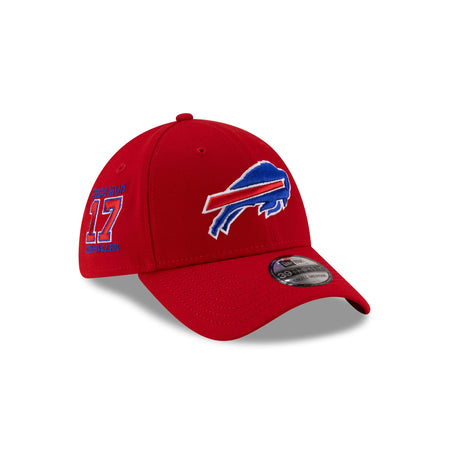 Buffalo Bills Josh Allen MVP Red 39THIRTY Stretch Fit Hat