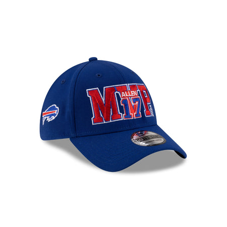 Buffalo Bills Josh Allen MVP Royal Blue 39THIRTY Stretch Fit Hat