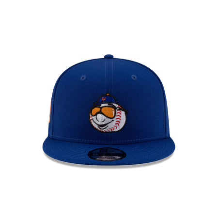 New York Mets Mr. Met Black 9FIFTY Snapback Hat