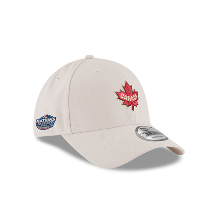 Canada 2025 4 Nations Face-Off Stone 9FORTY Adjustable Hat