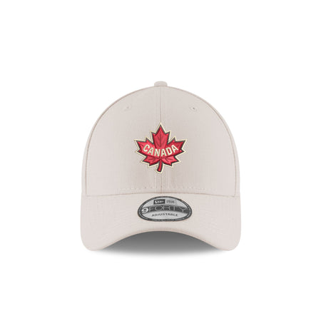 Canada 2025 4 Nations Face-Off Stone 9FORTY Adjustable Hat