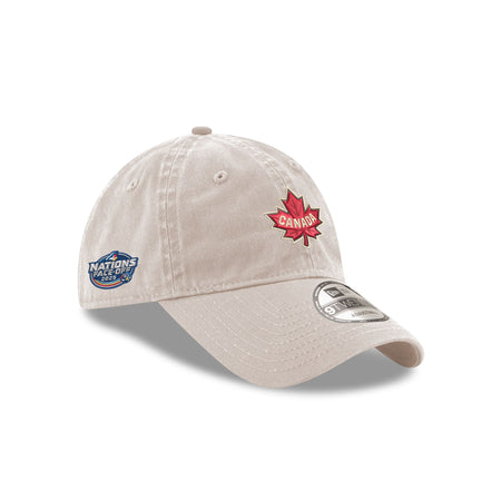 Canada 2025 4 Nations Face-Off Stone 9TWENTY Adjustable Hat