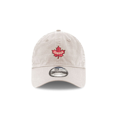 Canada 2025 4 Nations Face-Off Stone 9TWENTY Adjustable Hat