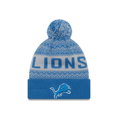 Detroit Lions Wintry Kids Pom Knit