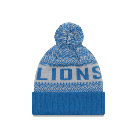 Detroit Lions Wintry Kids Pom Knit