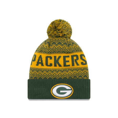 Green Bay Packers Wintry Kids Pom Knit