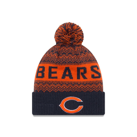 Chicago Bears Wintry Kids Pom Knit