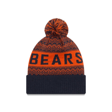 Chicago Bears Wintry Kids Pom Knit