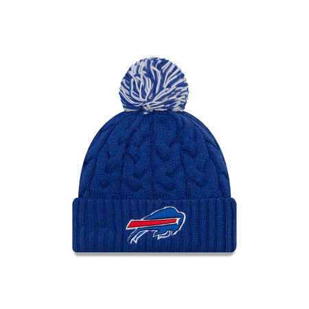 Buffalo Bills Cozy Cable Women's Pom Knit Hat