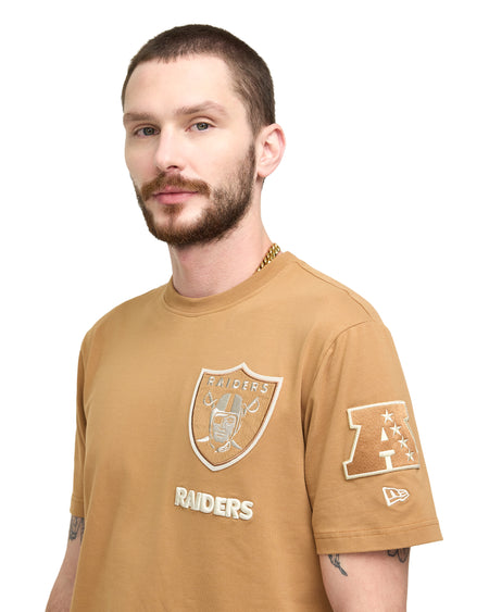 Las Vegas Raiders Light Bronze Logo Select T-Shirt