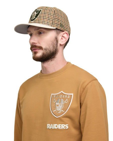 Las Vegas Raiders Light Bronze Logo Select Crewneck